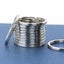 100Pcs Swivel Lobster Clasp Clips Hook Alloy Key Ring Split Durable Keychain DIY Carousel 4