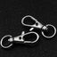100Pcs Swivel Lobster Clasp Clips Hook Alloy Key Ring Split Durable Keychain DIY Carousel 6