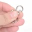 100Pcs Swivel Lobster Clasp Clips Hook Alloy Key Ring Split Durable Keychain DIY Carousel 7