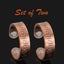 Large Copper Magnetic Rings SET OF 2 Joint Arthritis Natural Healing SR-L Carousel 10