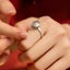 Traditional Lotus Anxiety Relief Ring Adjustable Fidget Rings For Women Carousel 5