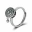 Traditional Lotus Anxiety Relief Ring Adjustable Fidget Rings For Women Carousel 7
