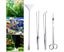 4Pcs Stainless Steel Aquarium Tank Water Plant Tweezers And Scissors Spatul Carousel 3