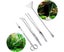 4Pcs Stainless Steel Aquarium Tank Water Plant Tweezers And Scissors Spatul Carousel 4