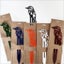 Plant Stake - Koru Kotare/Kingfisher Freestanding Art (Red Tint Acrylic) Carousel 1