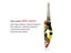 Motorcycle Remodel Key Embryo Graffiti Folding Keychain For Motorbike Carousel 5