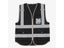 Safety Night Reflective Vest Logo Custom Hi Vis Workwear Jacket For Women Men Carousel 5