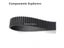 HTD5M Timing Belt Length 385 390 395 400 405 410 415 420 425 430 435 440 445 Carousel 6