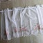 Rose Embroidery Gold Line lace Home Kitchen window white Sheer Cafe Curtain Carousel 4