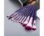 10Pcs Professional Makeup Brushes Eye Cosmetic Shadow Blush Brush Set Purpl Carousel 3