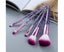 10Pcs Professional Makeup Brushes Eye Cosmetic Shadow Blush Brush Set Purpl Carousel 4