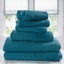 Jenny Mclean Royal Excellency Towel Teal Set 7pce Carousel 1