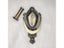 Antique Zinc Alloy Privacy Mirror Door Knocker With Cat's Eye Handle For Home Carousel 1