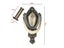 Antique Zinc Alloy Privacy Mirror Door Knocker With Cat's Eye Handle For Home Carousel 6