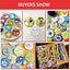 32MM Button Maker Machine Kit DIY Badge Pin Press Making Supplies Carousel 7