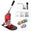 32MM Button Maker Machine Kit DIY Badge Pin Press Making Supplies Carousel 10