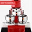 32MM Button Maker Machine Kit DIY Badge Pin Press Making Supplies Carousel 12