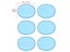 6/12/24Pcs Drum Mute Pad Transparent Silicone Jazz Snare Drum Muffler 3 Colors Carousel 3