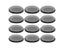 6/12/24Pcs Drum Mute Pad Transparent Silicone Jazz Snare Drum Muffler 3 Colors Carousel 5