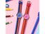 Easy To Read Kids Watch Slip-Thru Fabric Strap Japan Movement Silver Tone Case Carousel 5