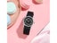 Easy To Read Kids Watch Slip-Thru Fabric Strap Japan Movement Silver Tone Case Carousel 7