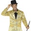Sequin Jacket Mens Adult Gold Carousel 1