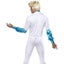 70s Disco Man Costume Adult White Blue Jumpsuit Carousel 3