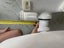 Right skew toilet pan, cistern, soft close seat, great condition - hard to find Carousel 12