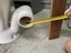 Right skew toilet pan, cistern, soft close seat, great condition - hard to find Carousel 14