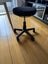 As new black adjustable stool Carousel 1