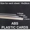 Model / Hobby ABS Plastic Cards Set of 4 Carousel 1