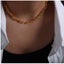 Jewelry Set 316L Stainless Steel Gold Colour Chain 3 Necklaces Carousel 3