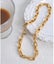 Jewelry Set 316L Stainless Steel Gold Colour Chain 3 Necklaces Carousel 4