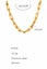 Jewelry Set 316L Stainless Steel Gold Colour Chain 3 Necklaces Carousel 5