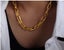 Jewelry Set 316L Stainless Steel Gold Colour Chain 3 Necklaces Carousel 8
