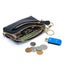 Soft Real Leather Coin Purse for Women Wristlet Mini Pouch Wallet with Keychain Carousel 7