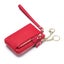 Soft Real Leather Coin Purse for Women Wristlet Mini Pouch Wallet with Keychain Carousel 14