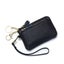 Soft Real Leather Coin Purse for Women Wristlet Mini Pouch Wallet with Keychain Carousel 15