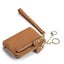 Soft Real Leather Coin Purse for Women Wristlet Mini Pouch Wallet with Keychain Carousel 16