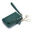 Soft Real Leather Coin Purse for Women Wristlet Mini Pouch Wallet with Keychain Carousel 19