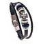 Men's Knights Templar Historic Bracelet Leather Cross Charm Multilayer Bracelets Carousel 1