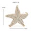 Rhinestone Starfish Brooch Pin Pearl Sea Star Animal Accessory Carousel 2