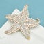 Rhinestone Starfish Brooch Pin Pearl Sea Star Animal Accessory Carousel 3
