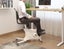 “Final stock clearance "Spur Ergonomic Cycle Desk Chair - White Carousel 3