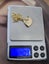 Vintage sweetheart locket 9ct gold front,silver back photo locket with chain Carousel 8