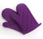 1 Pair Oven Gloves Heat Resistant Quilted Mitts Skin Friendly for Cooking Baking Carousel 5