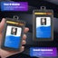ID Badge Card Holder Pu Leather Vertical Clip Neck Strap Lanyard Necklace Case Carousel 3