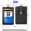 ID Badge Card Holder Pu Leather Vertical Clip Neck Strap Lanyard Necklace Case Carousel 7