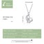925 Sterling Silver Clear CZ Forever Love Heart Pendant Necklace for Women Carousel 5