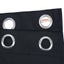 2Pcs Black Blackout Eyelet Curtains Curtains & Drapes Carousel 5